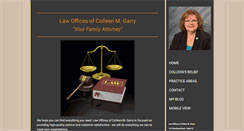 Desktop Screenshot of lawofficesofcolleengarry.com